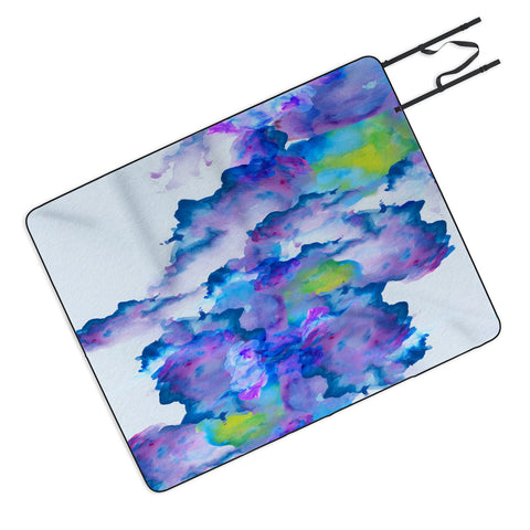 Viviana Gonzalez Watercolor love 2 Picnic Blanket