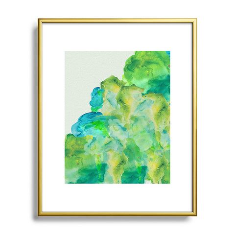 Viviana Gonzalez Watercolor love 3 Metal Framed Art Print