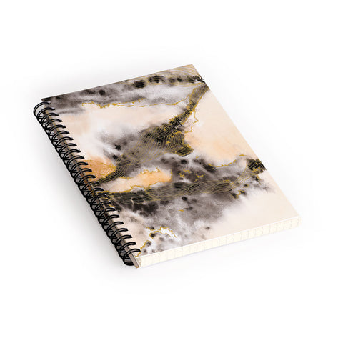 Viviana Gonzalez Watercolor love 4 Spiral Notebook