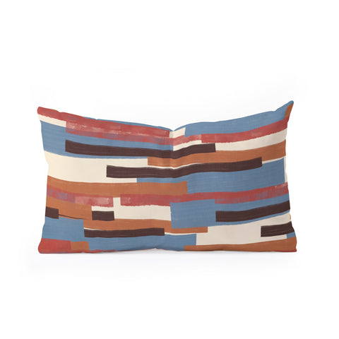 Viviana Gonzalez Western desert vibes 1 Oblong Throw Pillow