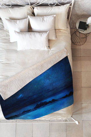 Viviana Gonzalez Wish You Were Here I Fleece Throw Blanket