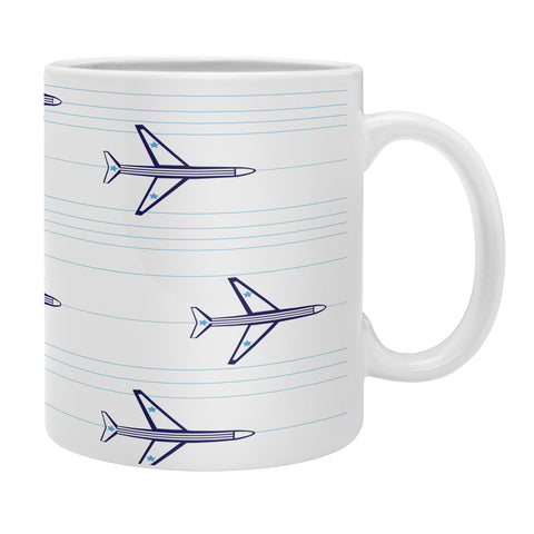 Vy La Airplanes And Stripes Coffee Mug