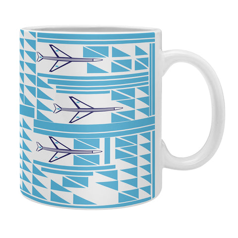 Vy La Airplanes And Triangles Coffee Mug