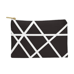 Vy La Black and White Lines Pouch