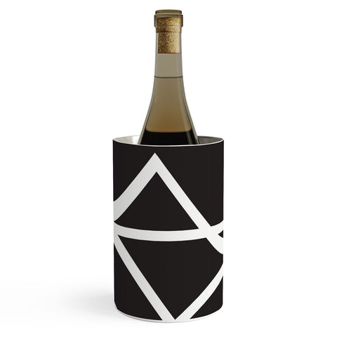 Vy La Black and White Lines Wine Chiller