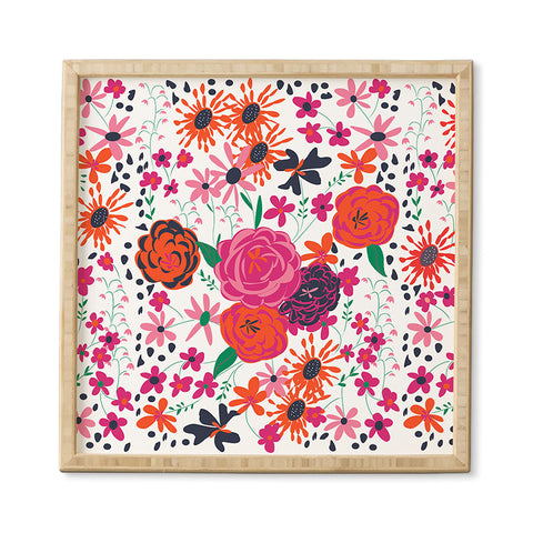 Vy La Bloomimg Love 1 Framed Wall Art