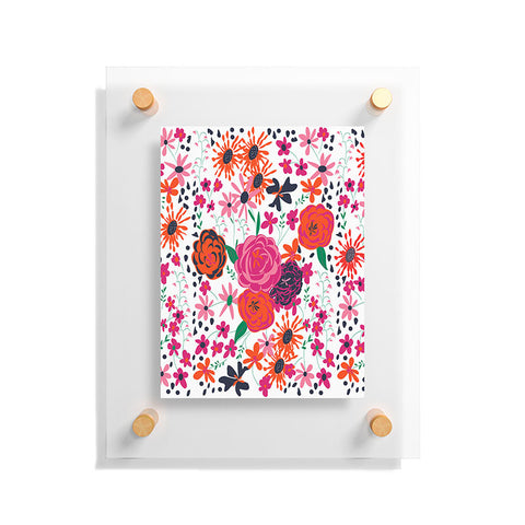 Vy La Bloomimg Love 1 Floating Acrylic Print
