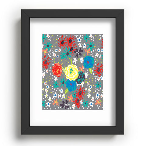 Vy La Bloomimg Love Gray Recessed Framing Rectangle