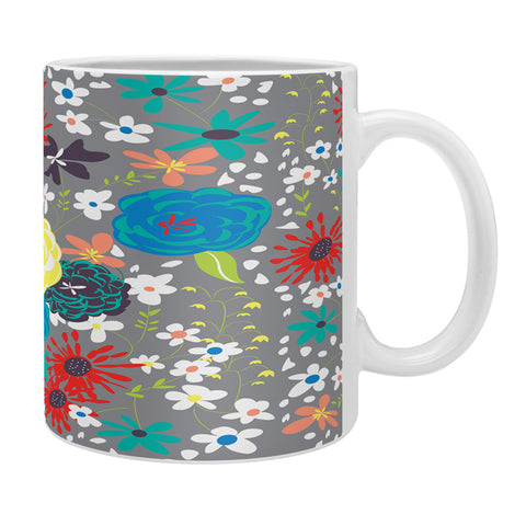 Vy La Bloomimg Love Gray Coffee Mug