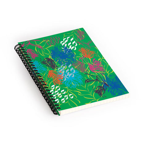 Vy La Bold Breezy Green Spiral Notebook