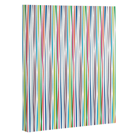 Vy La Bold Breezy Ribbons Art Canvas