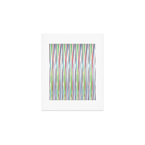 Vy La Bold Breezy Ribbons Art Print