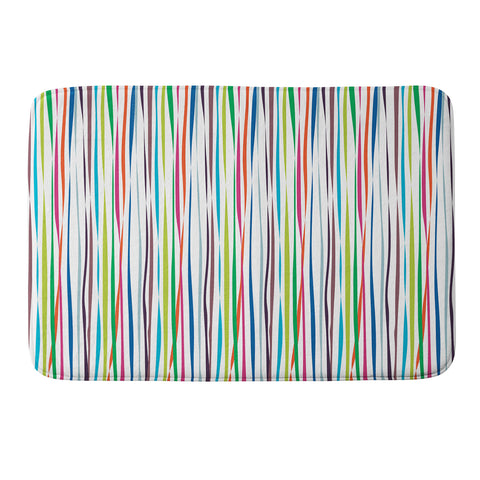 Vy La Bold Breezy Ribbons Memory Foam Bath Mat