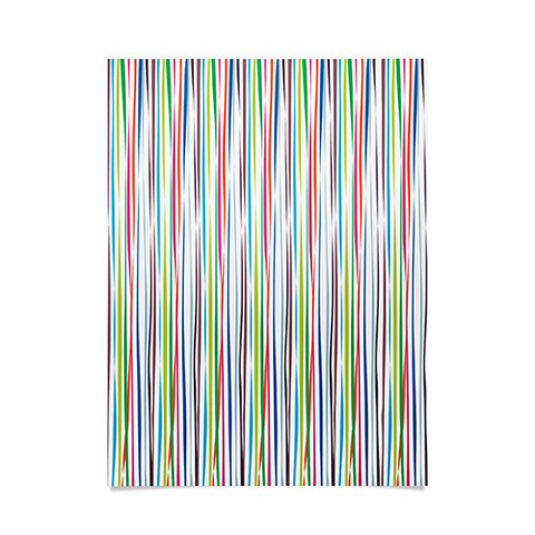 Vy La Bold Breezy Ribbons Poster