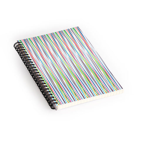 Vy La Bold Breezy Ribbons Spiral Notebook
