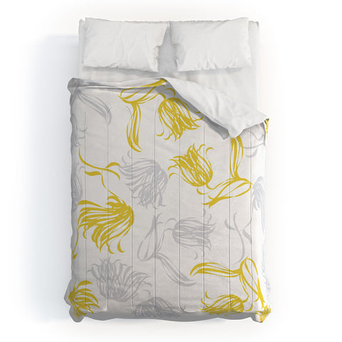 Vy La Bright Breezy Tulips Comforter