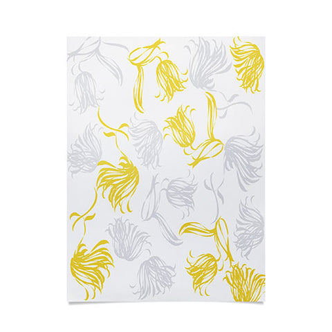 Vy La Bright Breezy Tulips Poster