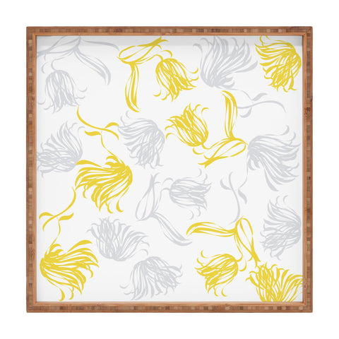 Vy La Bright Breezy Tulips Square Tray