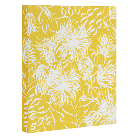 Vy La Bright Breezy Yellow Art Canvas