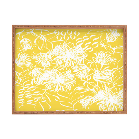 Vy La Bright Breezy Yellow Rectangular Tray