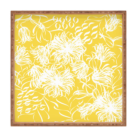 Vy La Bright Breezy Yellow Square Tray