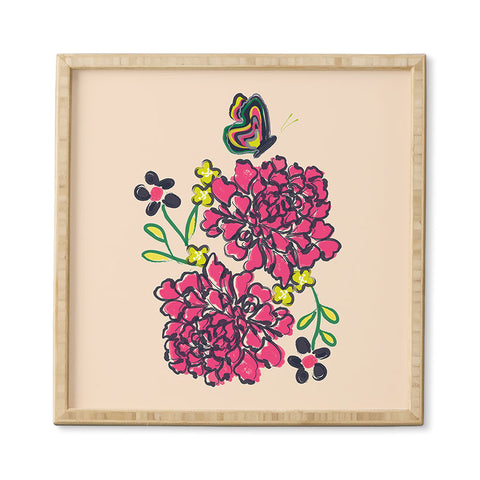 Vy La Budding Love Framed Wall Art