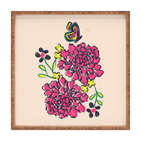 Vy La Budding Love Square Tray