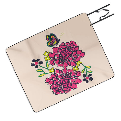 Vy La Budding Love Picnic Blanket