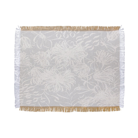 Vy La Calm Breezy Grey Throw Blanket