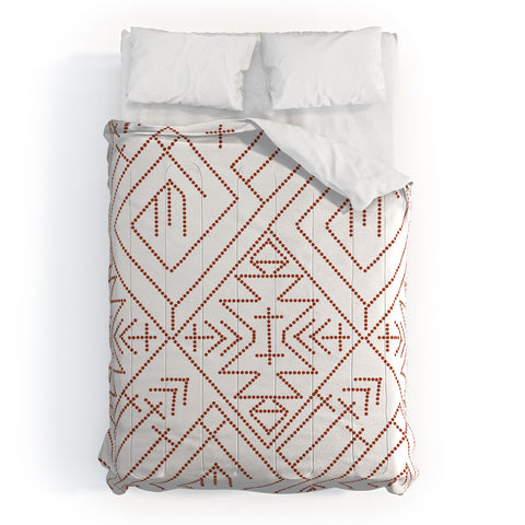 Vy La Cross Diamond Rust Comforter