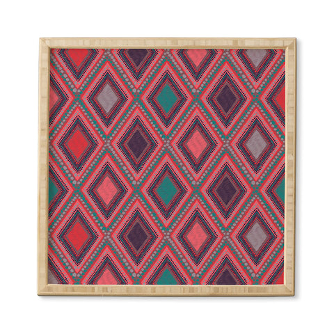 Vy La Eastern Diamond Framed Wall Art
