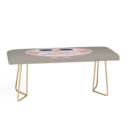 Vy La Geo Owl Solo Pink Bench
