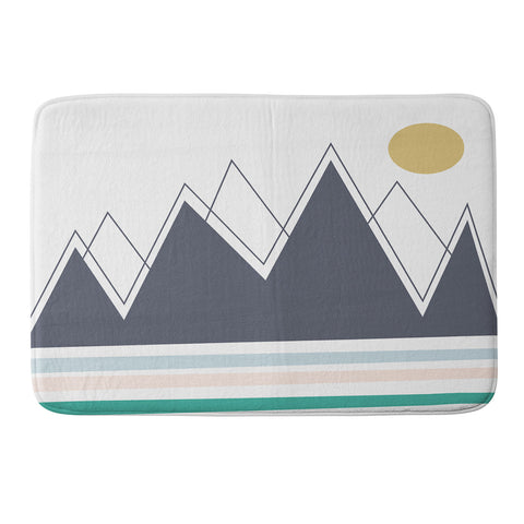 Vy La In The Mountains Memory Foam Bath Mat