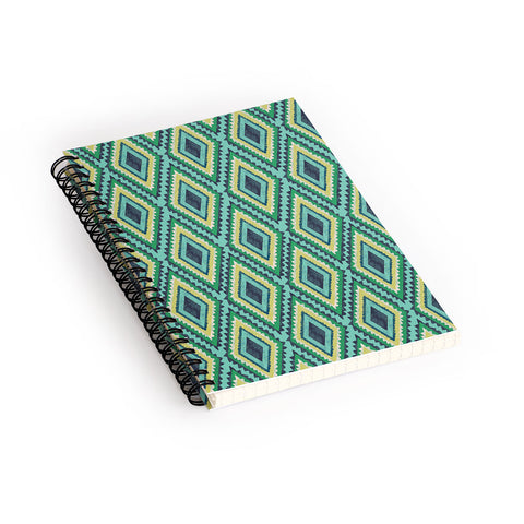 Vy La Island Diamond Spiral Notebook