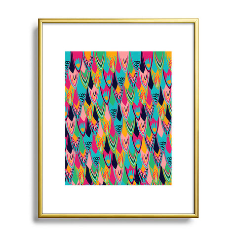 Vy La Love Birds 1 Metal Framed Art Print