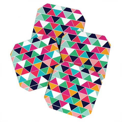 Vy La Love Triangle Coaster Set