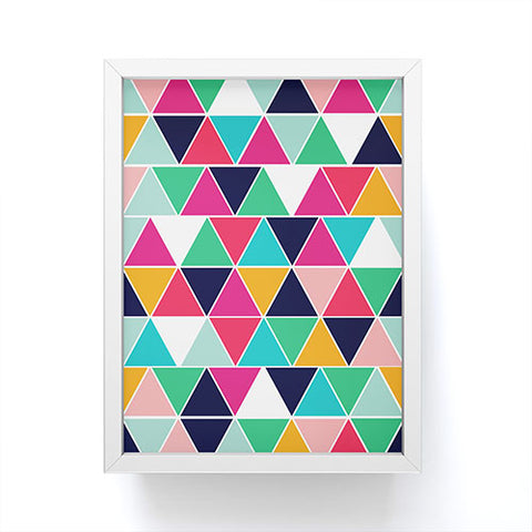 Vy La Love Triangle Framed Mini Art Print