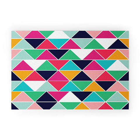 Vy La Love Triangle Welcome Mat