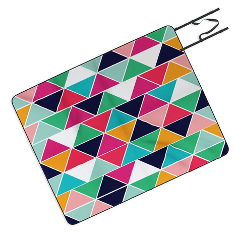 Vy La Love Triangle Picnic Blanket