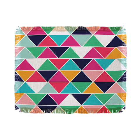 Vy La Love Triangle Throw Blanket