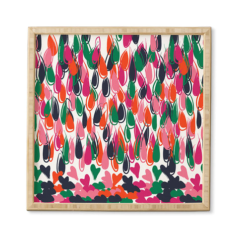 Vy La Raining Love Framed Wall Art