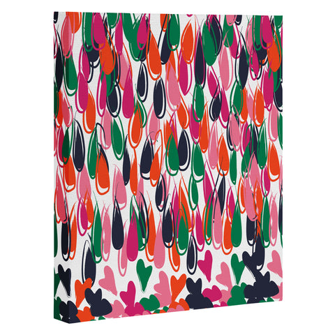 Vy La Raining Love Art Canvas