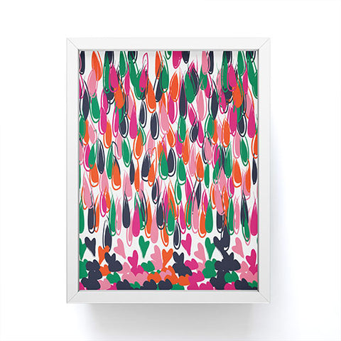 Vy La Raining Love Framed Mini Art Print