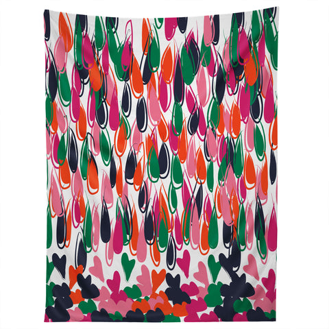 Vy La Raining Love Tapestry