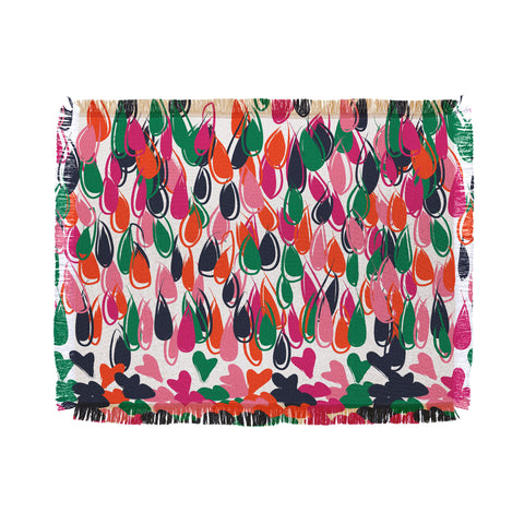 Vy La Raining Love Throw Blanket