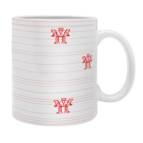 Vy La Robots And Stripes Coffee Mug