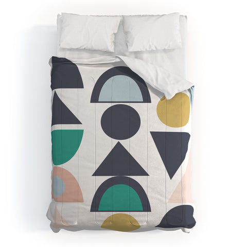Vy La See The Shapes Pastels Comforter