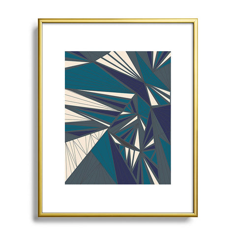 Vy La Tech It Out Midnight Metal Framed Art Print