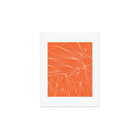 Vy La Tech It Out Orange Art Print
