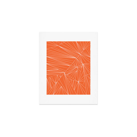 Vy La Tech It Out Orange Art Print
